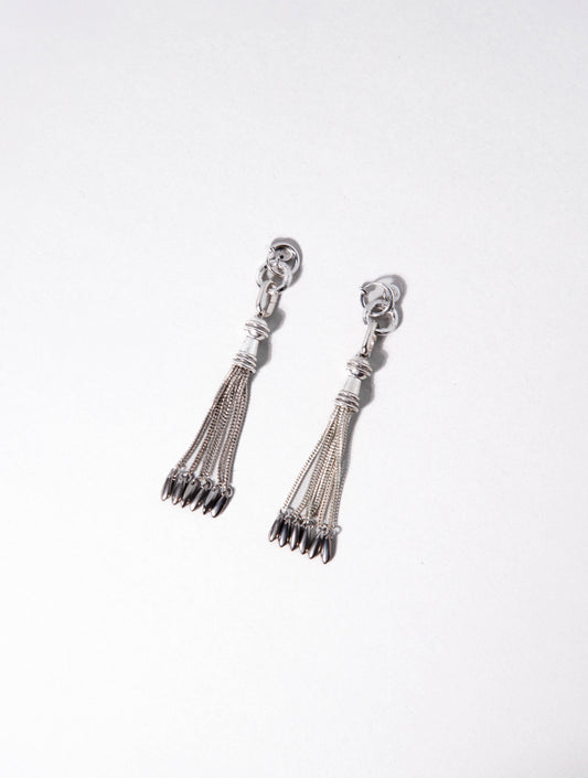 pierce/earring 496  silver×dark
