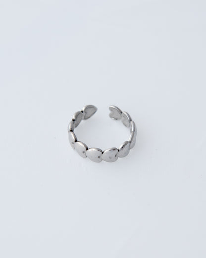 Heart link ring